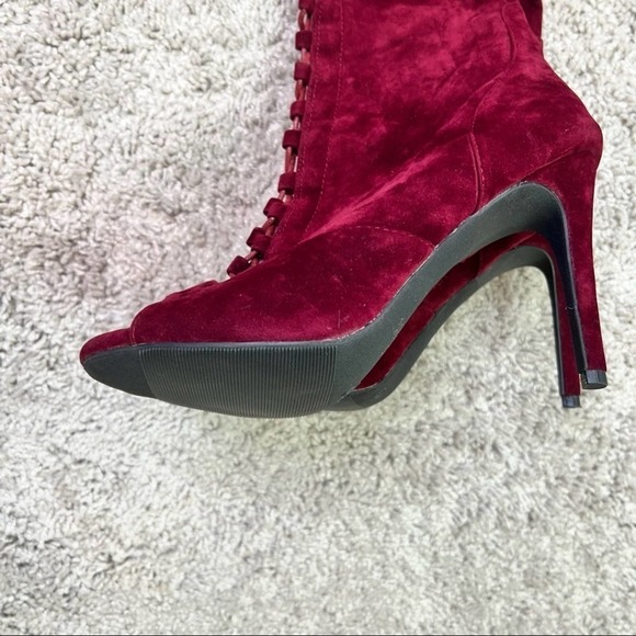 Wild Diva Wine Over the knee boots 8.5     #32 - Picture 11 of 13